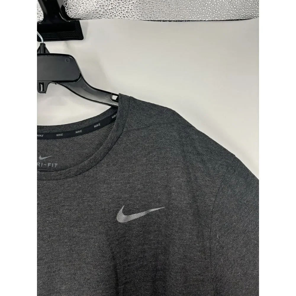 Nike Breathe Hyper Dry Training Short Sleeve‎ Dri Fit Dark Grey AJ8002-032 4XL